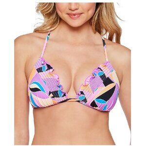 COPY - Salt+Cove Juniors' Kaleid. Smocked Bikini TOP